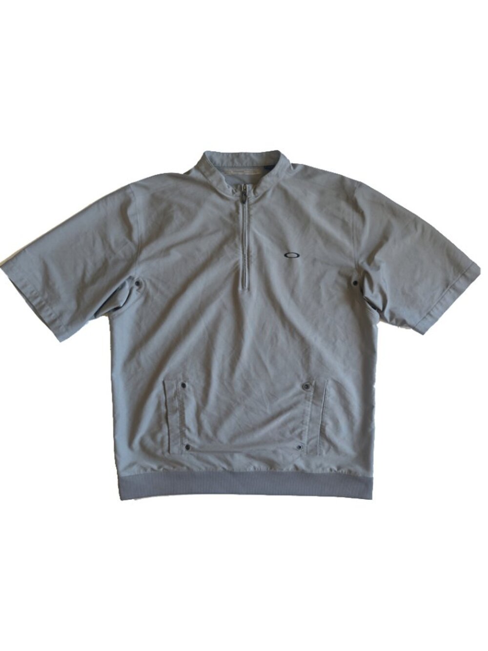 Oakley Golf Men's Zip Polo shirt Gray Size XL (NWT)